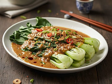 Pakcoy Garlic Sauce