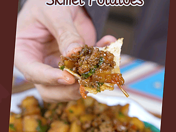 Skillet Potatoes (حمسة البطاطس)