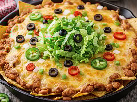Aaron's Famous Vegetarian Nachos
