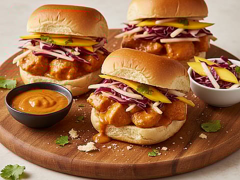 Butter Chicken Sliders