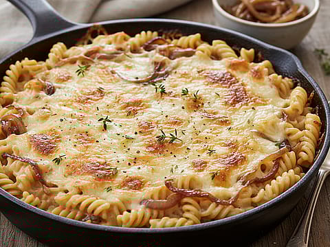 French Onion Soup Mac & Cheese