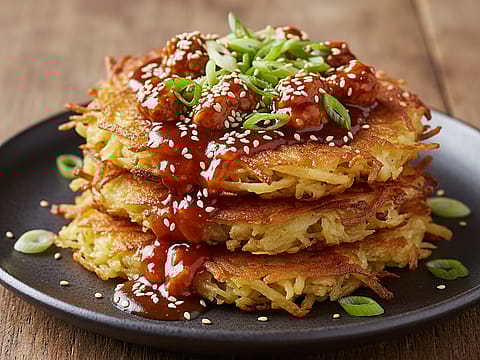 General Tso's Latkes