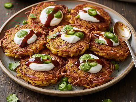 Indian Samosa Latkes