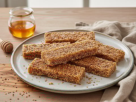 Pasteli (Greek Sesame Honey Bars)