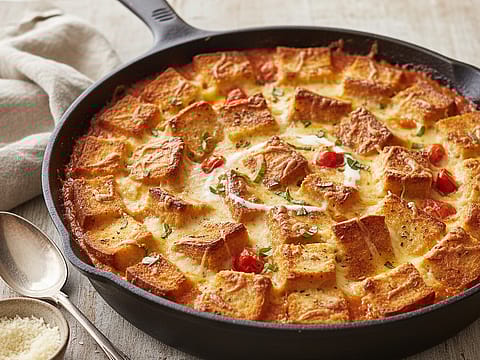Tomato Soup and Grilled Cheese Casserole
