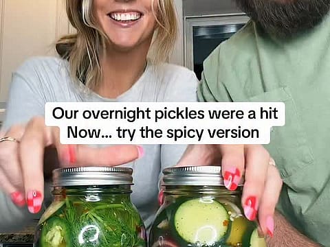 Spicy Overnight Pickles