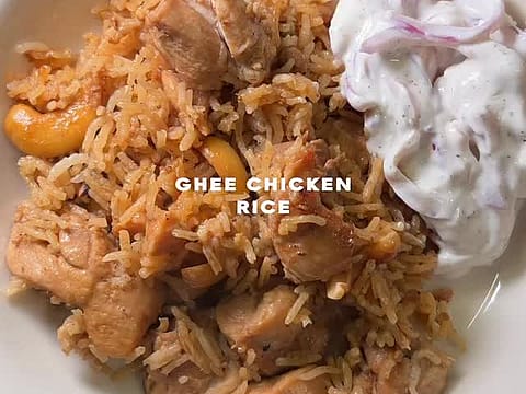 Ghee Chicken Rice