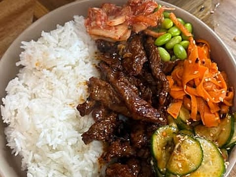High-Protein Korean Beef Rice Bowl