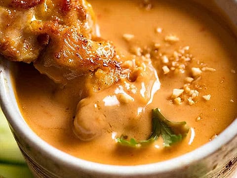 Thai Chicken Satay with Peanut Sauce
