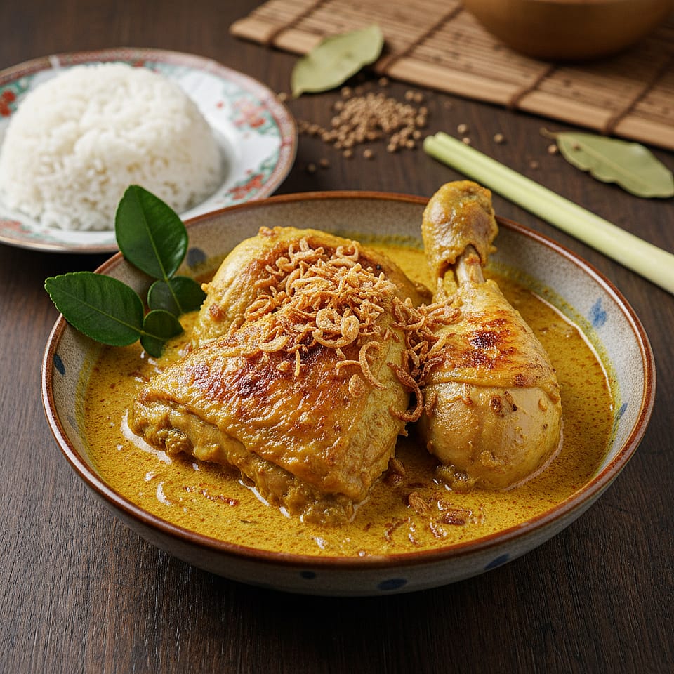 Ayam Opor Kuning (Yellow Chicken Opor)