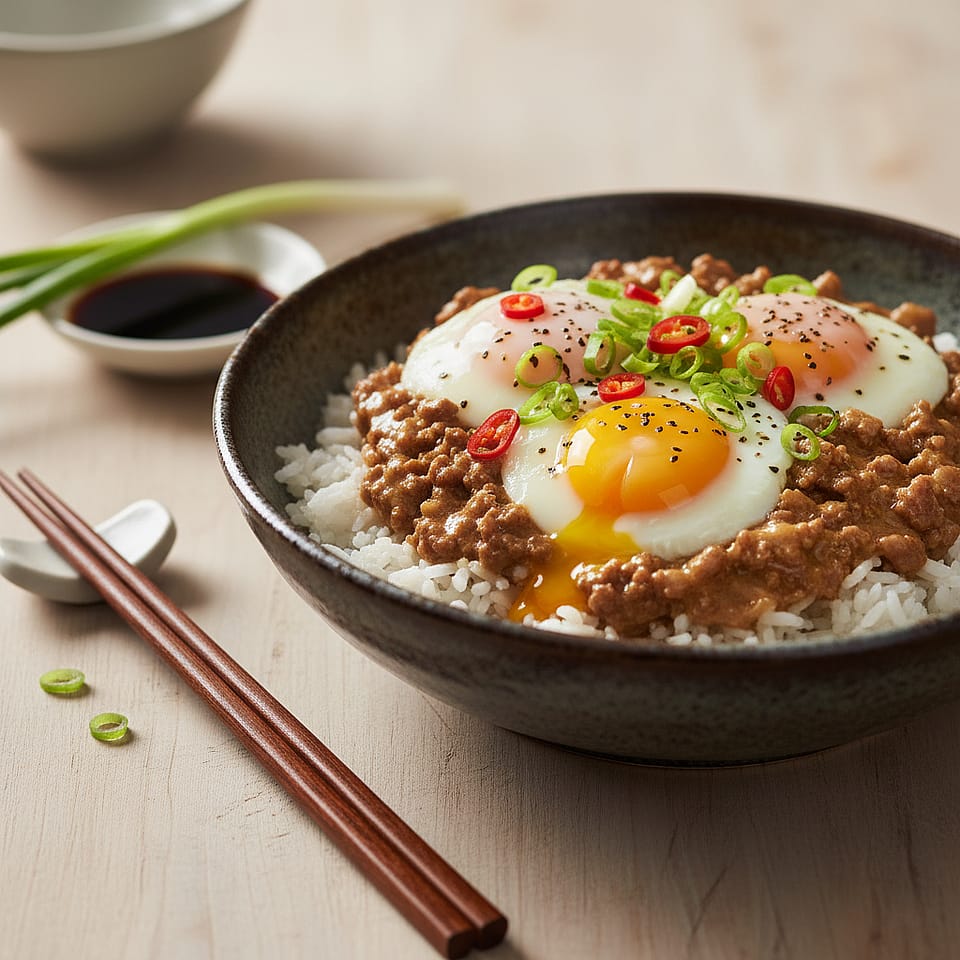 Beef & Egg Rice Bowl