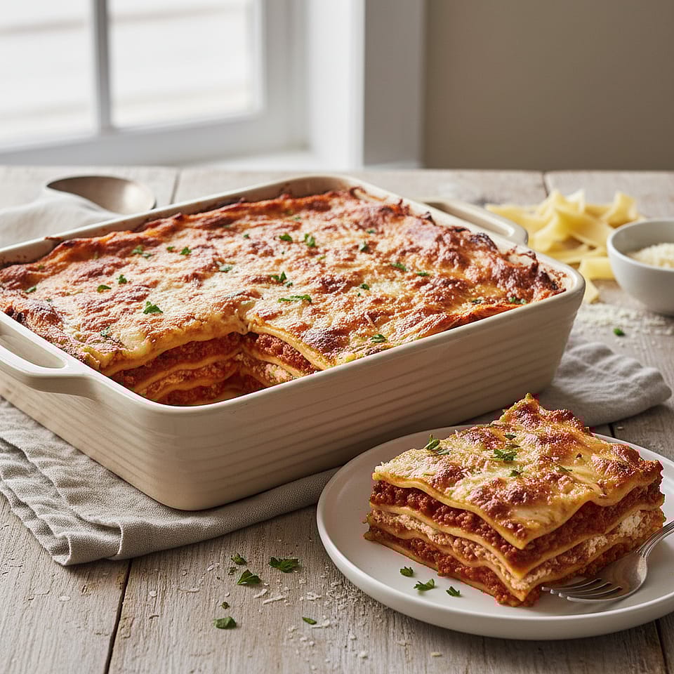 Easy Homemade Lasagna