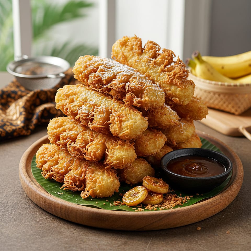 Pisang Goreng Kipas Jumbo Super Kriuk