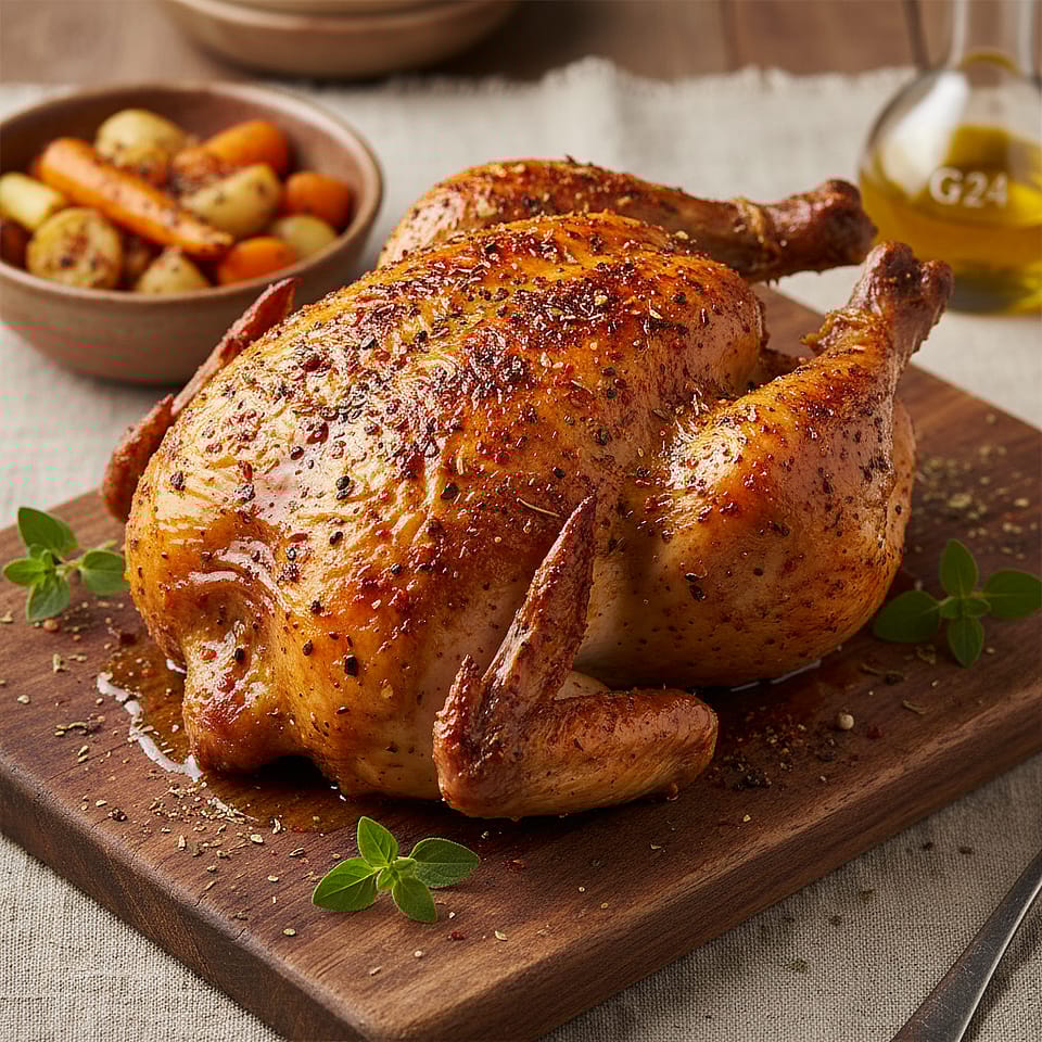 Spicy Rapid Roast Chicken