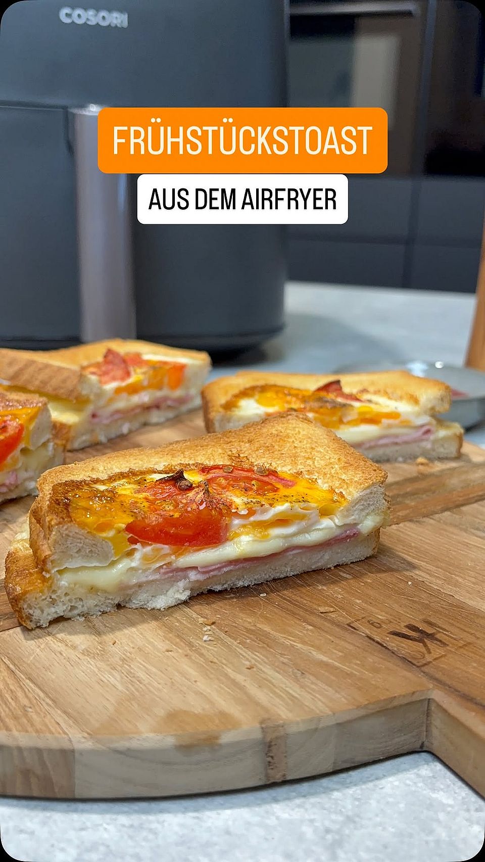 Air Fryer Breakfast Toast