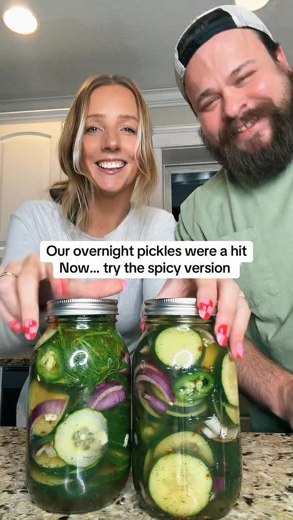 Spicy Overnight Pickles