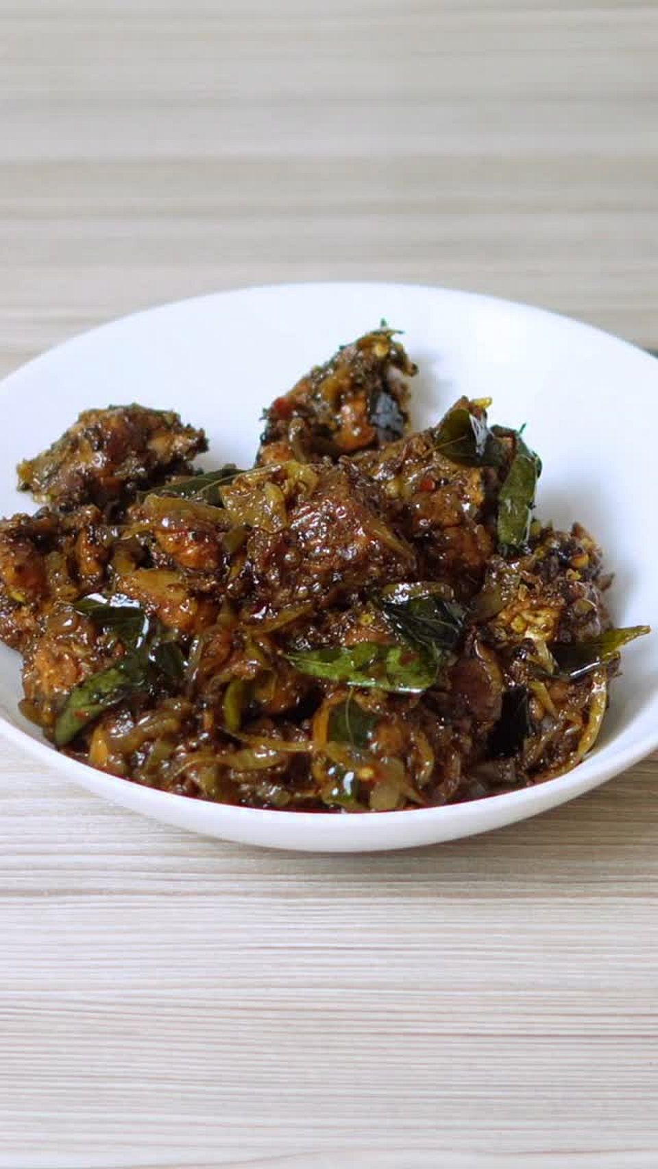 Kerala Style Chicken Roast (Nadan Chicken Roast)