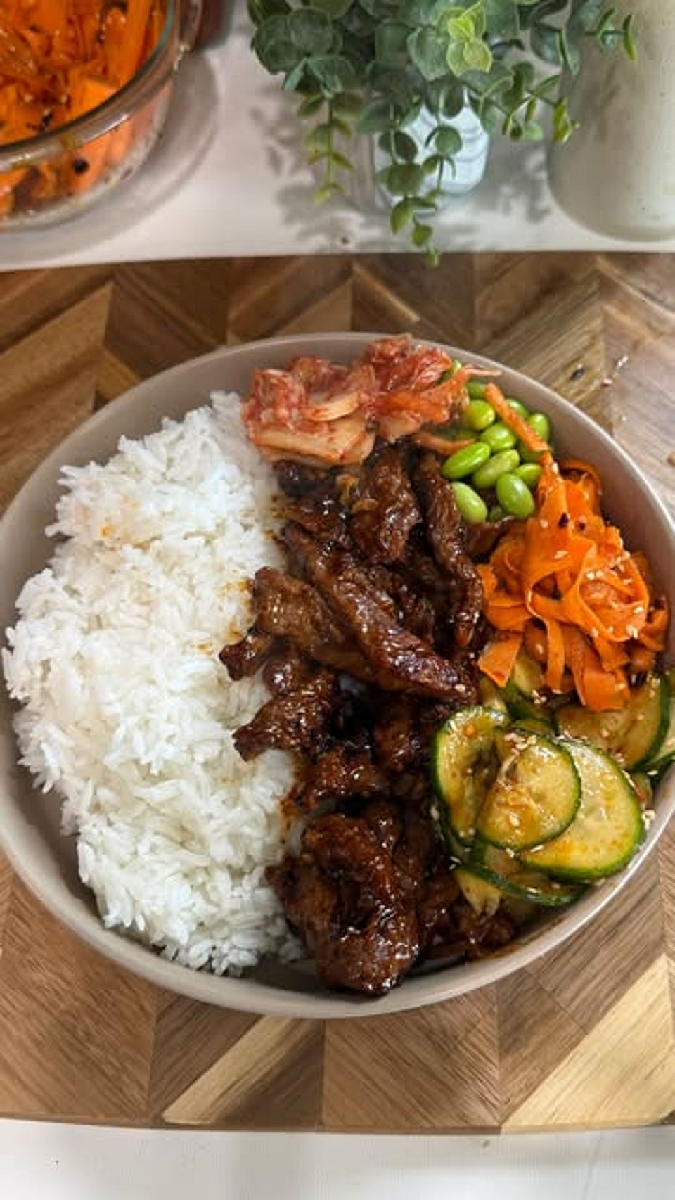 High-Protein Korean Beef Rice Bowl