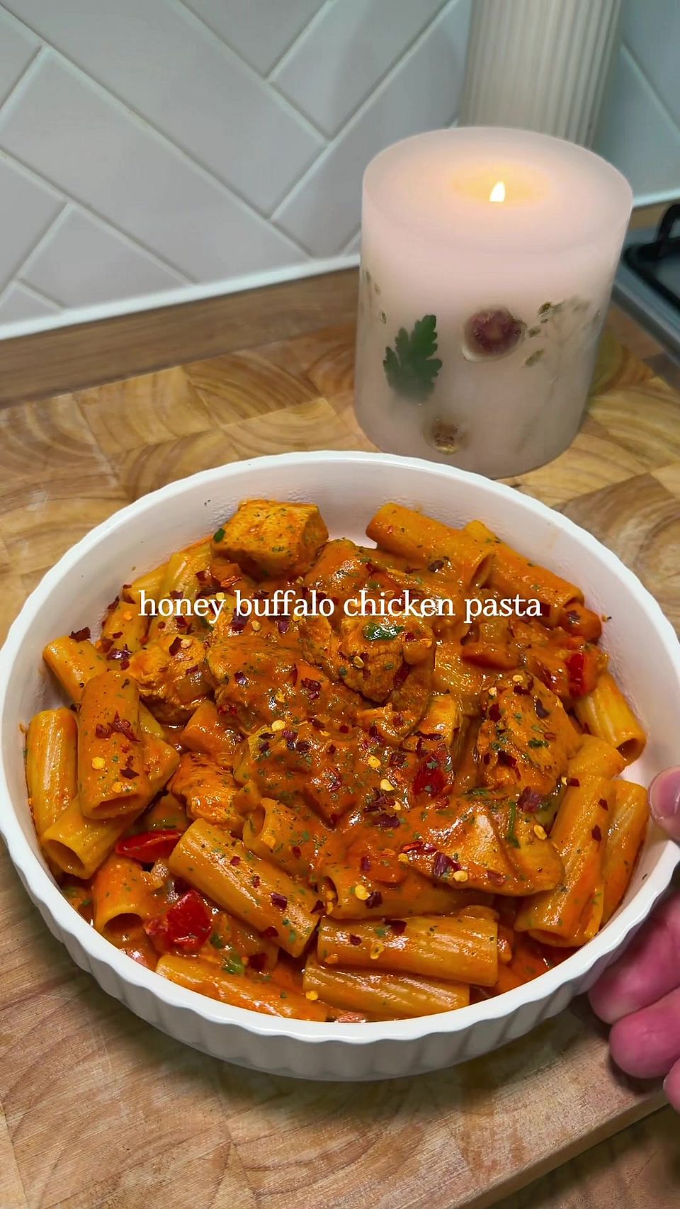 Honey Buffalo Chicken Pasta
